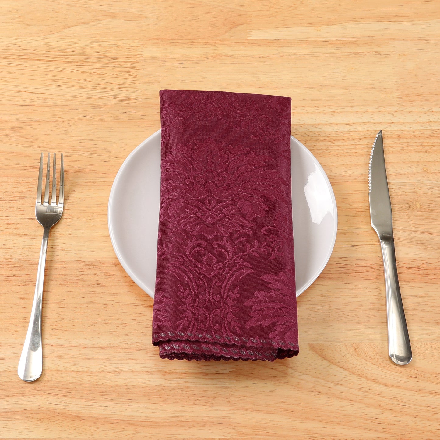 6 Pack Elegance Napkins, Printed Floral Napkins for Party, Kitchen and Holiday 19*19in