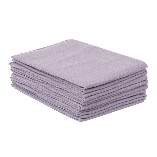 12 Pack Gauze Cloth Napkins Soft Cotton Weddings Decorative Parties 17*17in