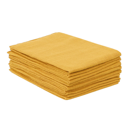 12 Pack Gauze Cloth Napkins Soft Cotton Weddings Decorative Parties 17*17in