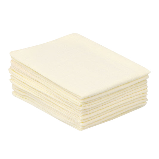 12 Pack Gauze Cloth Napkins Soft Cotton Weddings Decorative Parties 17*17in