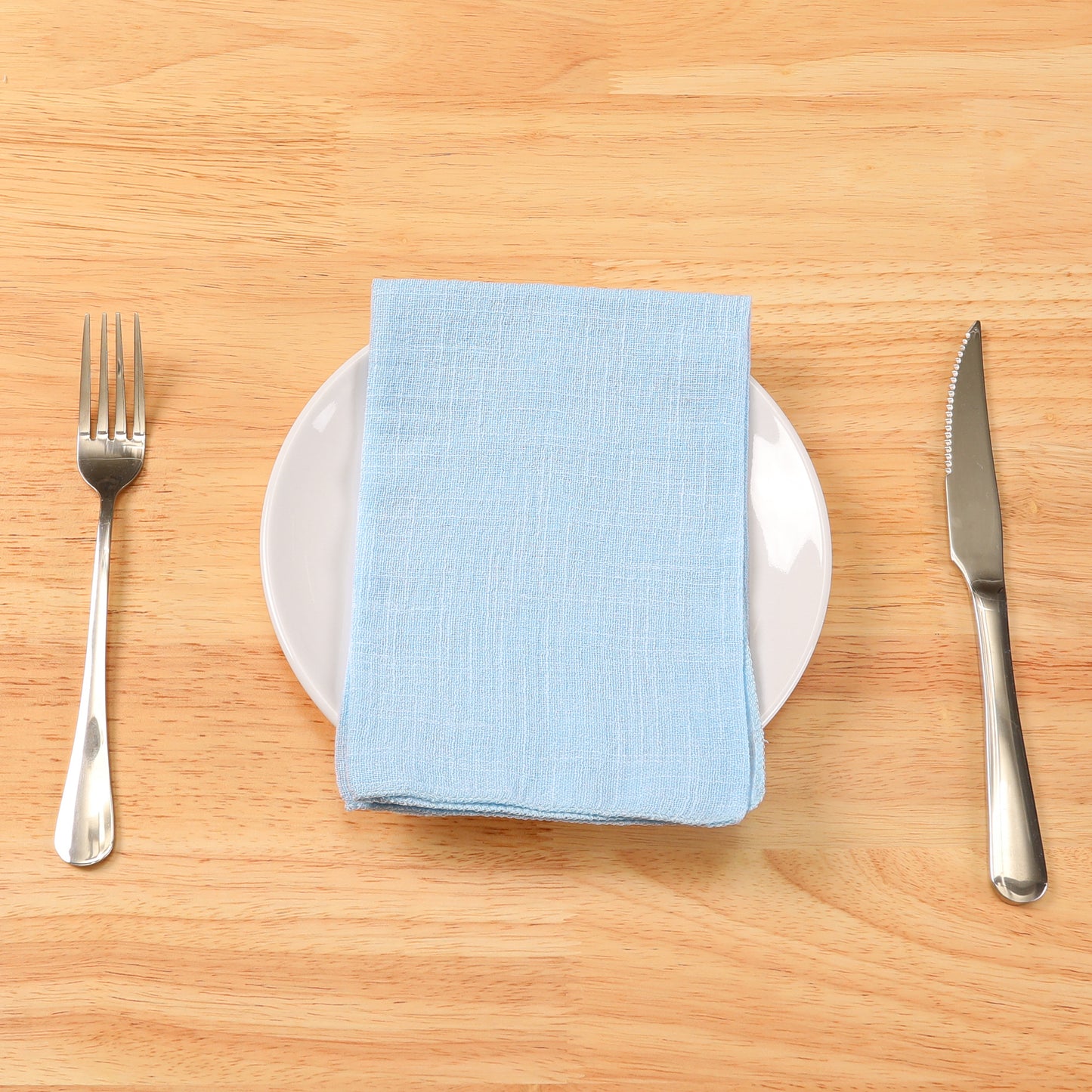 12 Pack Gauze Cloth Napkins Soft Cotton Weddings Decorative Parties 17*17in