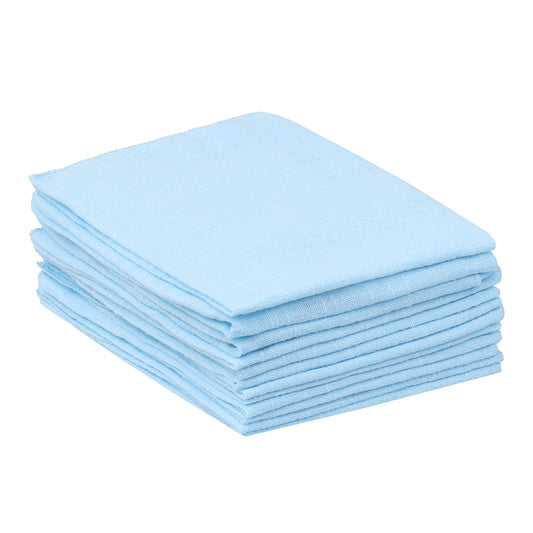 12 Pack Gauze Cloth Napkins Soft Cotton Weddings Decorative Parties 17*17in