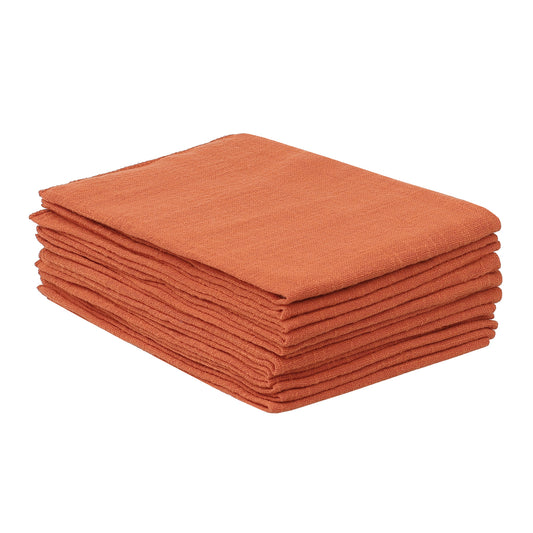 12 Pack Gauze Cloth Napkins Soft Cotton Weddings Decorative Parties 17*17in