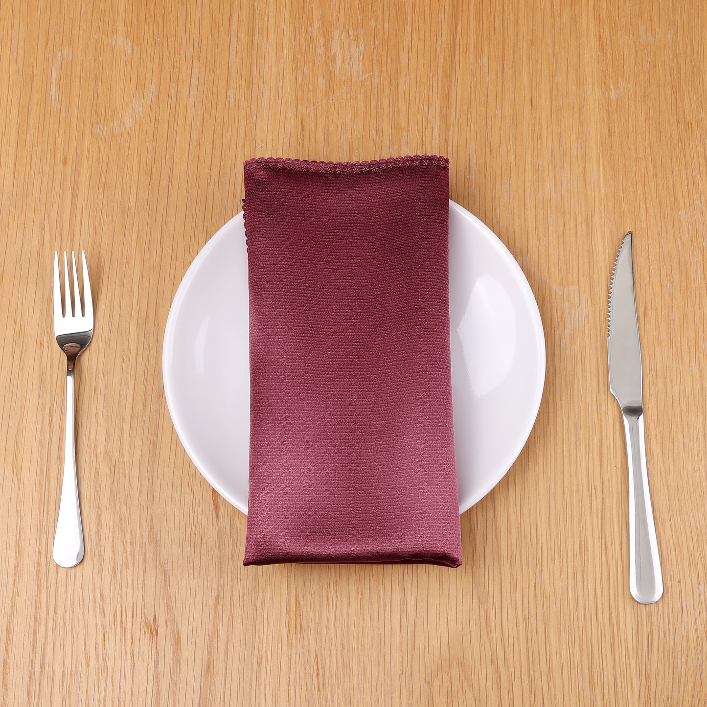 6 Pack Satin Napkins, Great Napkins for Dinner Birthday Party 20*20in