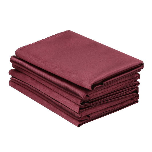 6 Pack Satin Napkins, Great Napkins for Dinner Birthday Party 20*20in
