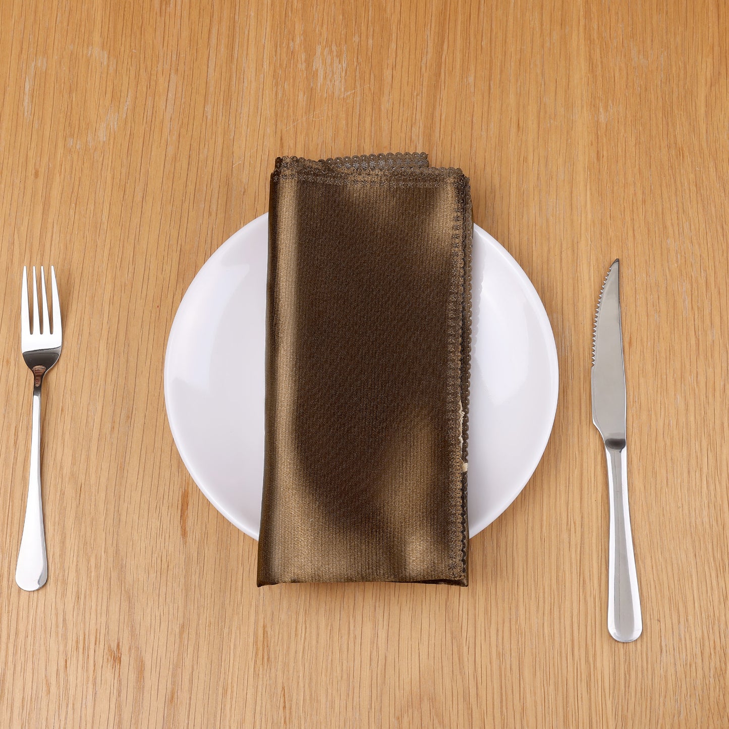 6 Pack Satin Napkins, Great Napkins for Dinner Birthday Party 20*20in