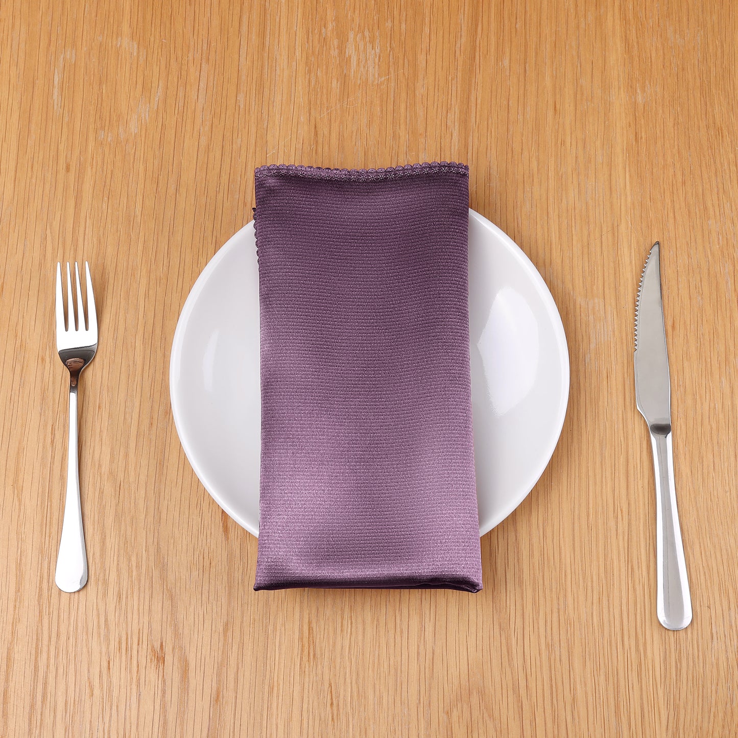 6 Pack Satin Napkins, Great Napkins for Dinner Birthday Party 20*20in