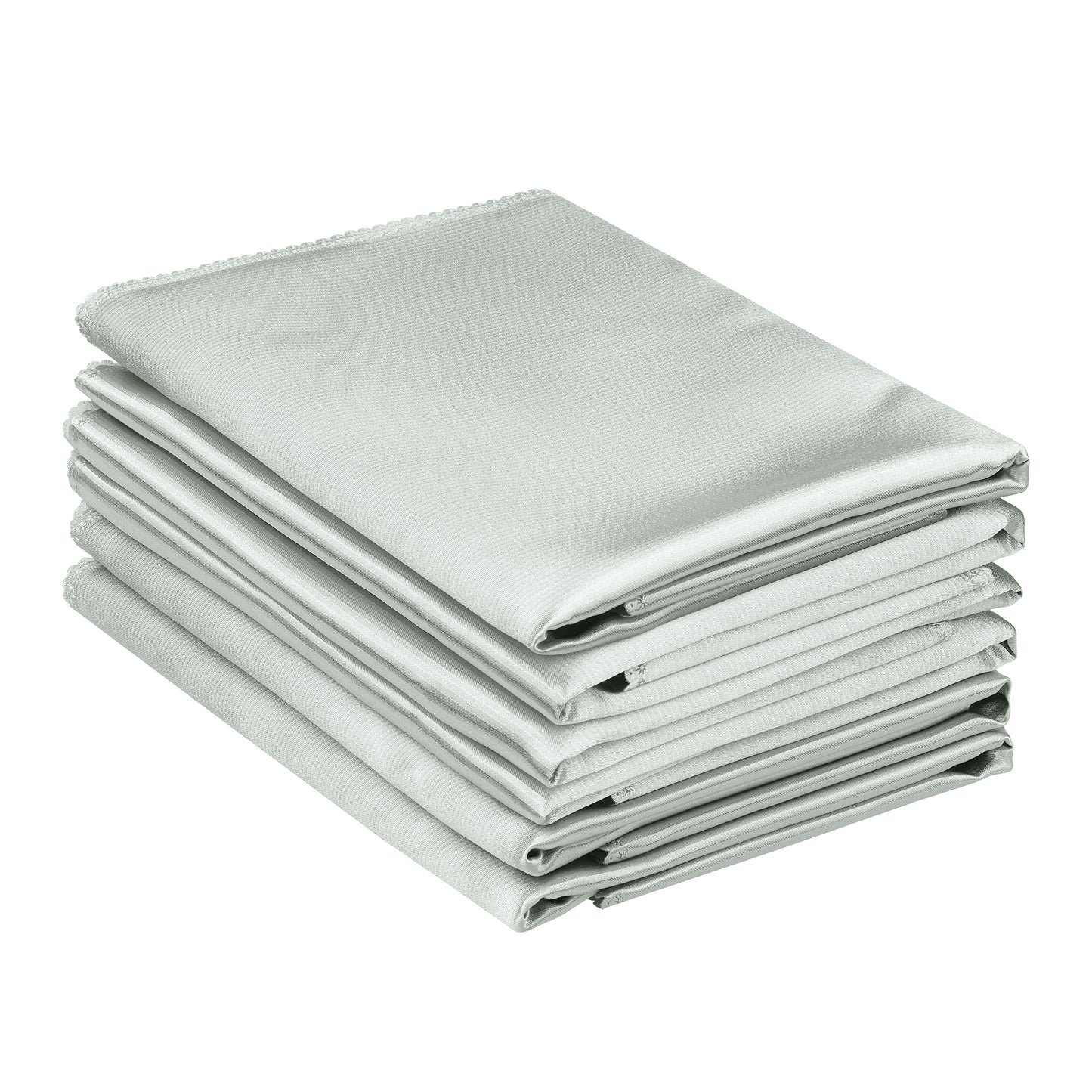6 Pack Satin Napkins, Great Napkins for Dinner Birthday Party 20*20in