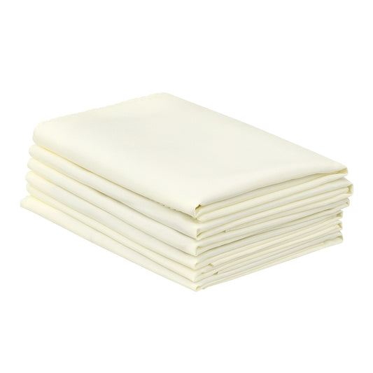 6 Pack Solid Washable Fabric Napkins, Polyester Cloth Napkins, Perfect for Weddings 19*19in