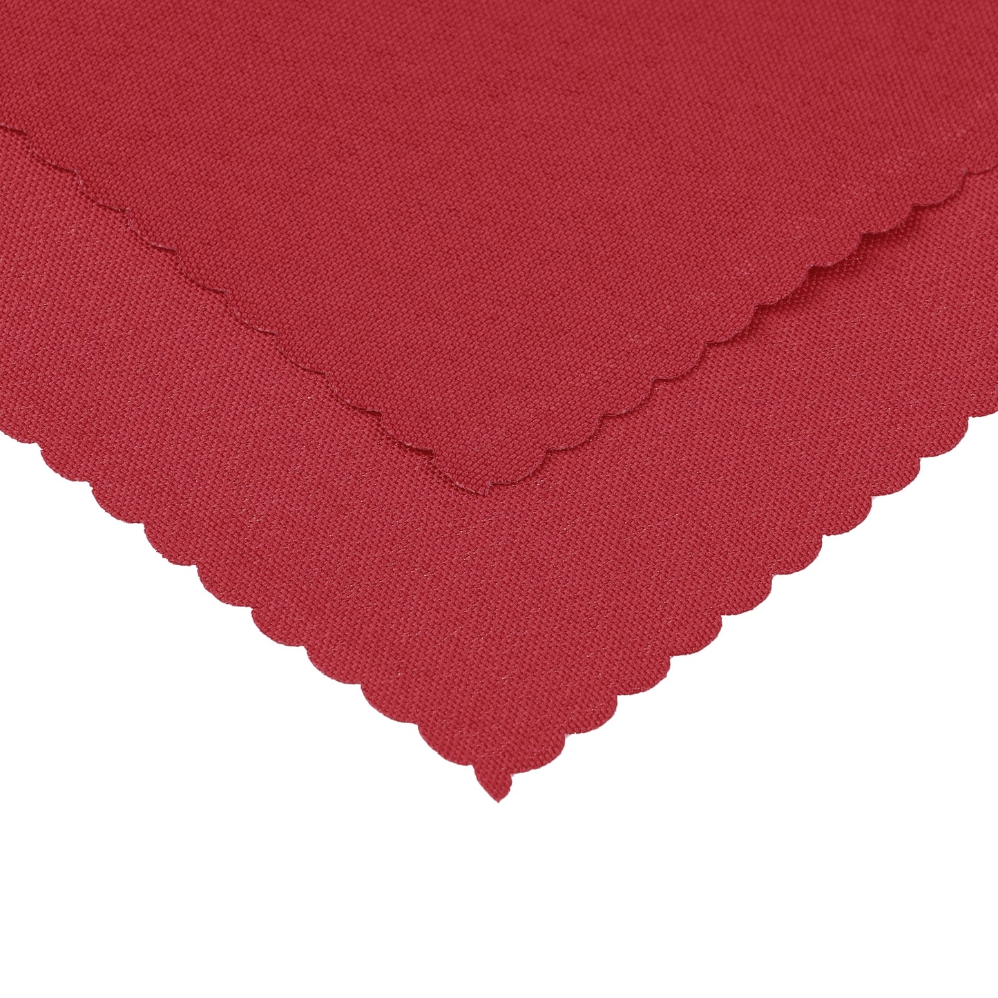 6 Pack Solid Washable Fabric Napkins, Polyester Cloth Napkins, Perfect for Weddings 19*19in