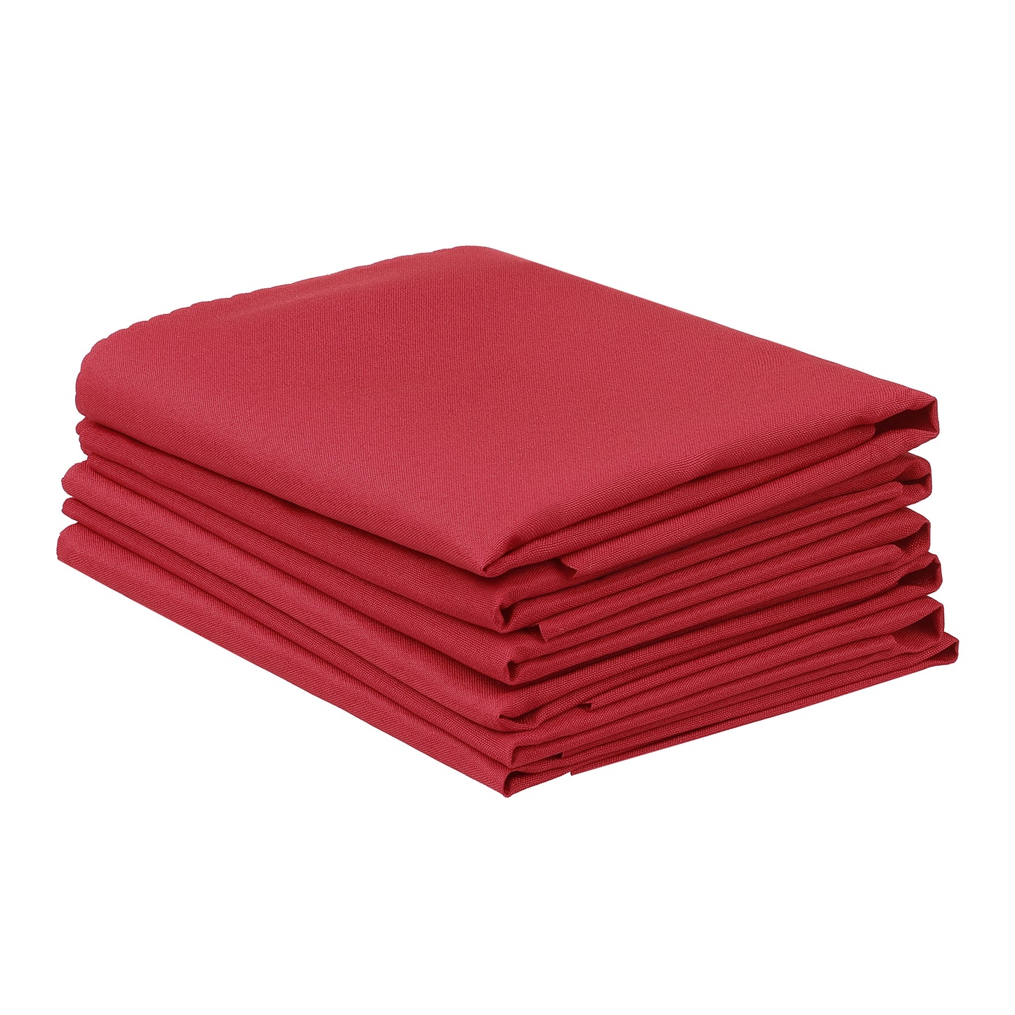 6 Pack Solid Washable Fabric Napkins, Polyester Cloth Napkins, Perfect for Weddings 19*19in