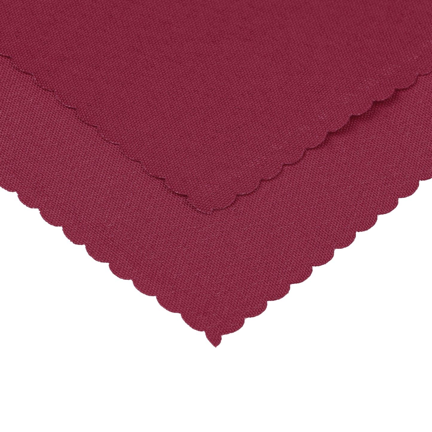 6 Pack Solid Washable Fabric Napkins, Polyester Cloth Napkins, Perfect for Weddings 19*19in