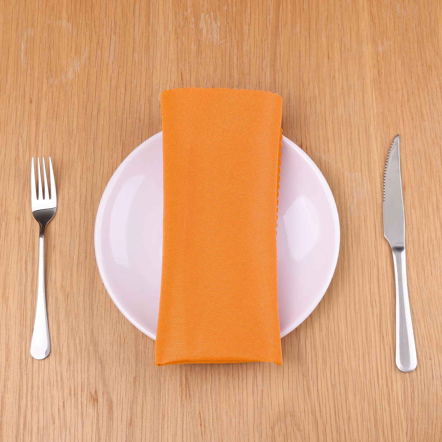 6 Pack Solid Washable Fabric Napkins, Polyester Cloth Napkins, Perfect for Weddings 19*19in