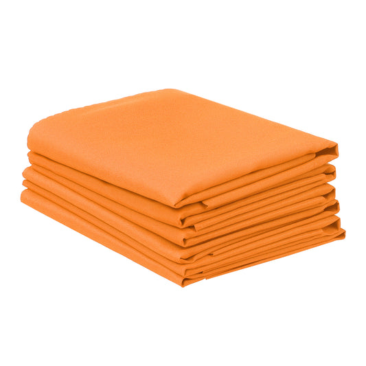 6 Pack Solid Washable Fabric Napkins, Polyester Cloth Napkins, Perfect for Weddings 19*19in