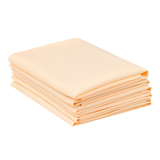 6 Pack Solid Washable Fabric Napkins, Polyester Cloth Napkins, Perfect for Weddings 19*19in