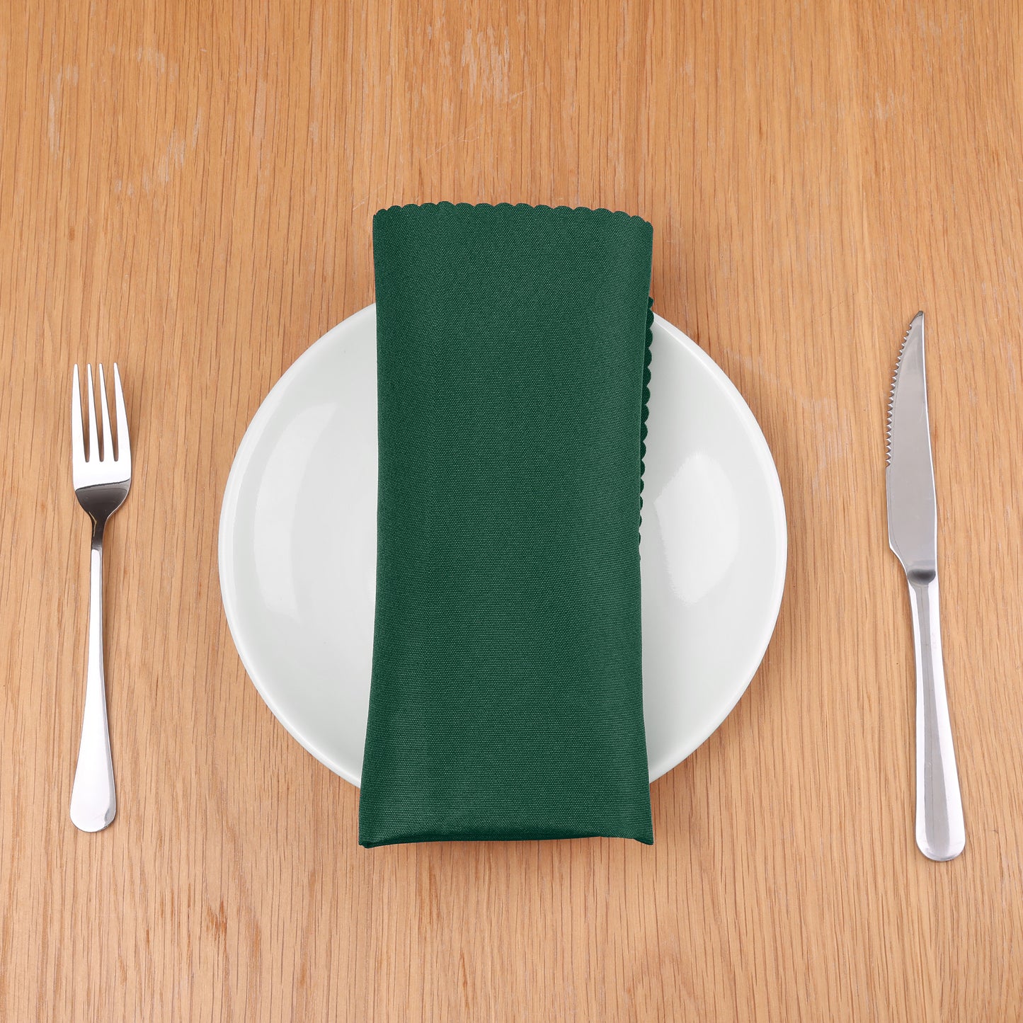 6 Pack Solid Washable Fabric Napkins, Polyester Cloth Napkins, Perfect for Weddings 19*19in