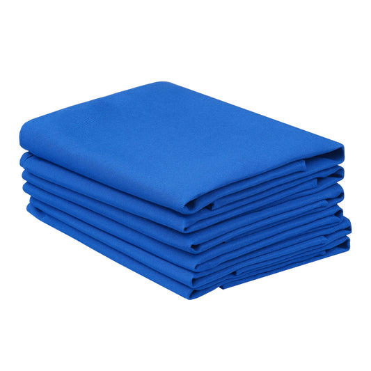 6 Pack Polyester Napkins, Good Choice of Napkins for Wedding Restaurant Cocktail Party 18*18in