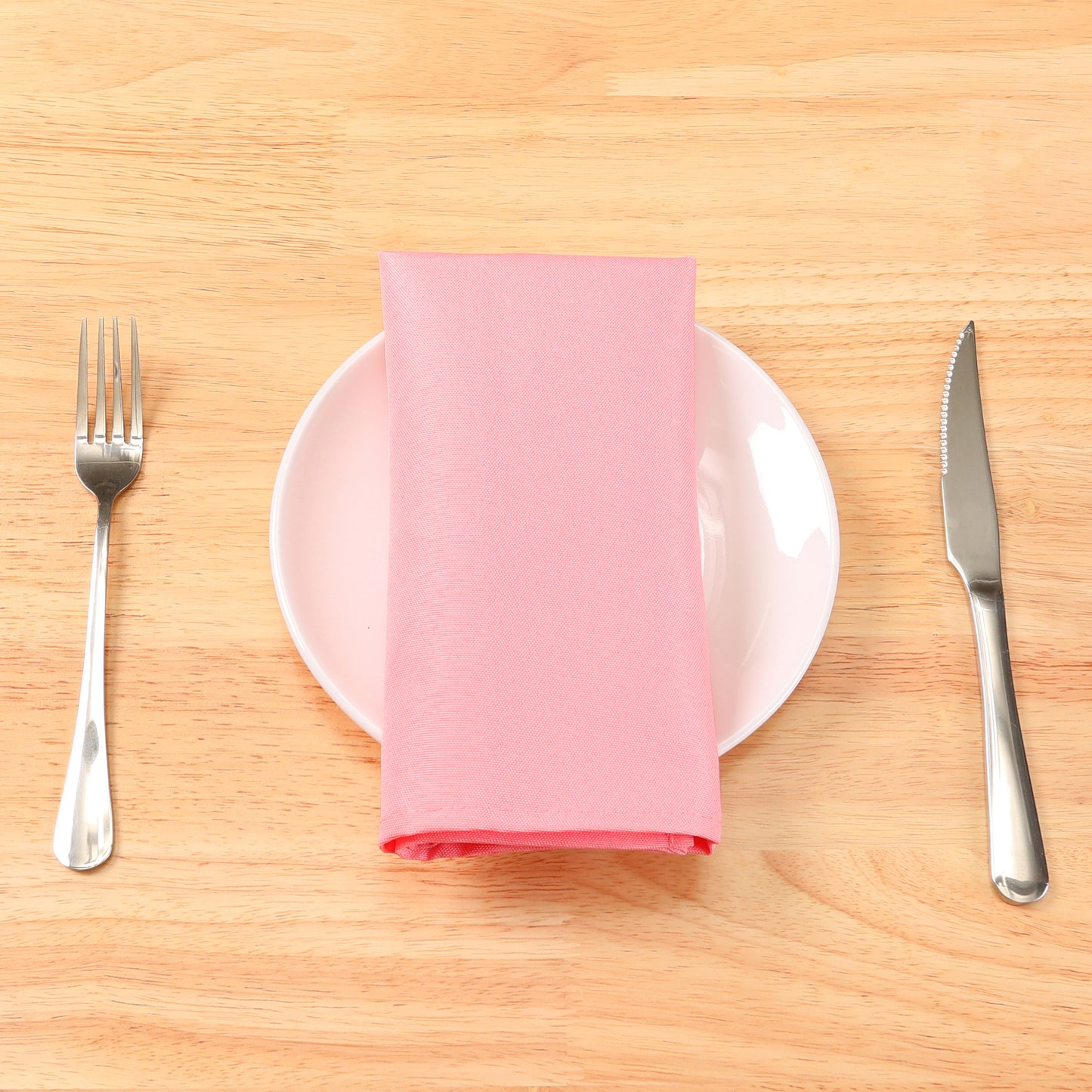 6 Pack Polyester Napkins, Good Choice of Napkins for Wedding Restaurant Cocktail Party 18*18in