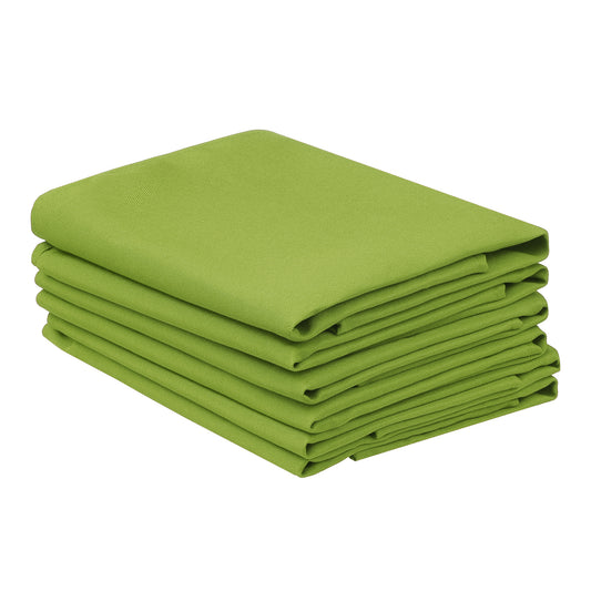 6 Pack Polyester Napkins, Good Choice of Napkins for Wedding Restaurant Cocktail Party 18*18in