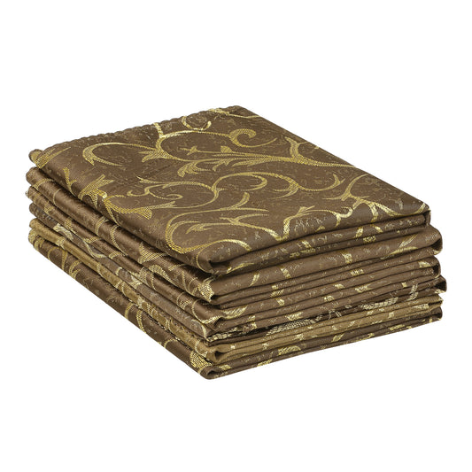 6 Pack Elegance Napkins, Floral Dinner Napkins for Party, Kitchen and Holiday 19*19in