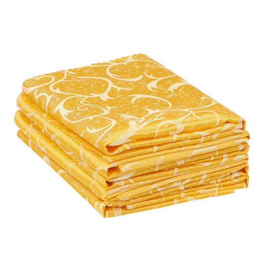 6 Pack Elegance Napkins, Floral Dinner Napkins for Party, Kitchen and Holiday 19*19in