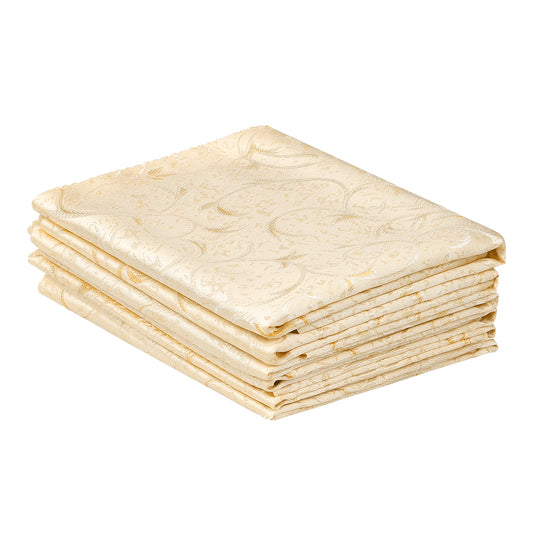 6 Pack Elegance Napkins, Floral Dinner Napkins for Party, Kitchen and Holiday 19*19in