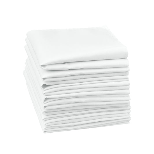 12 Pack Polyester Cloth Napkins, Great Napkins for Parties Weddings 12*12in