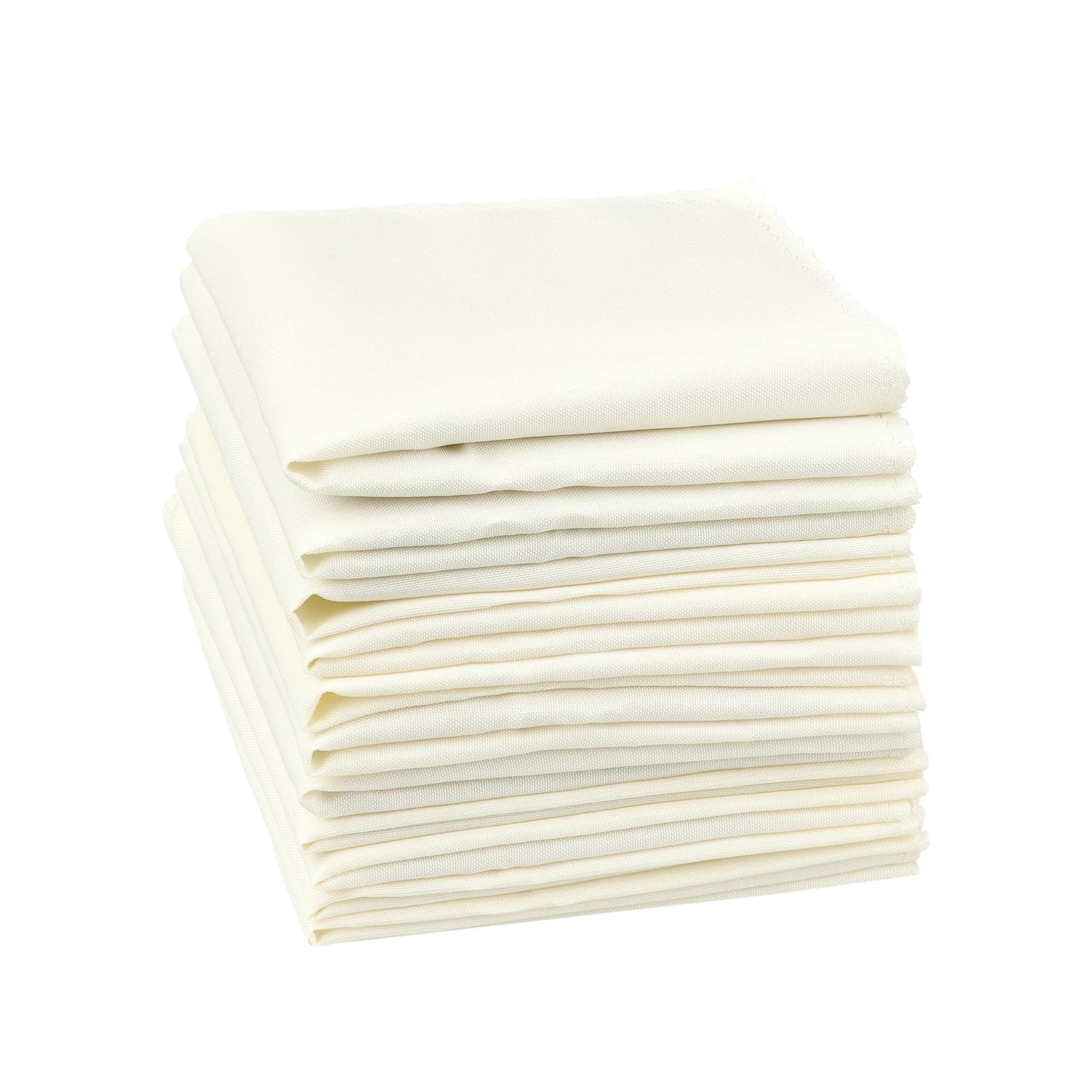 12 Pack Polyester Cloth Napkins, Great Napkins for Parties Weddings 12*12in