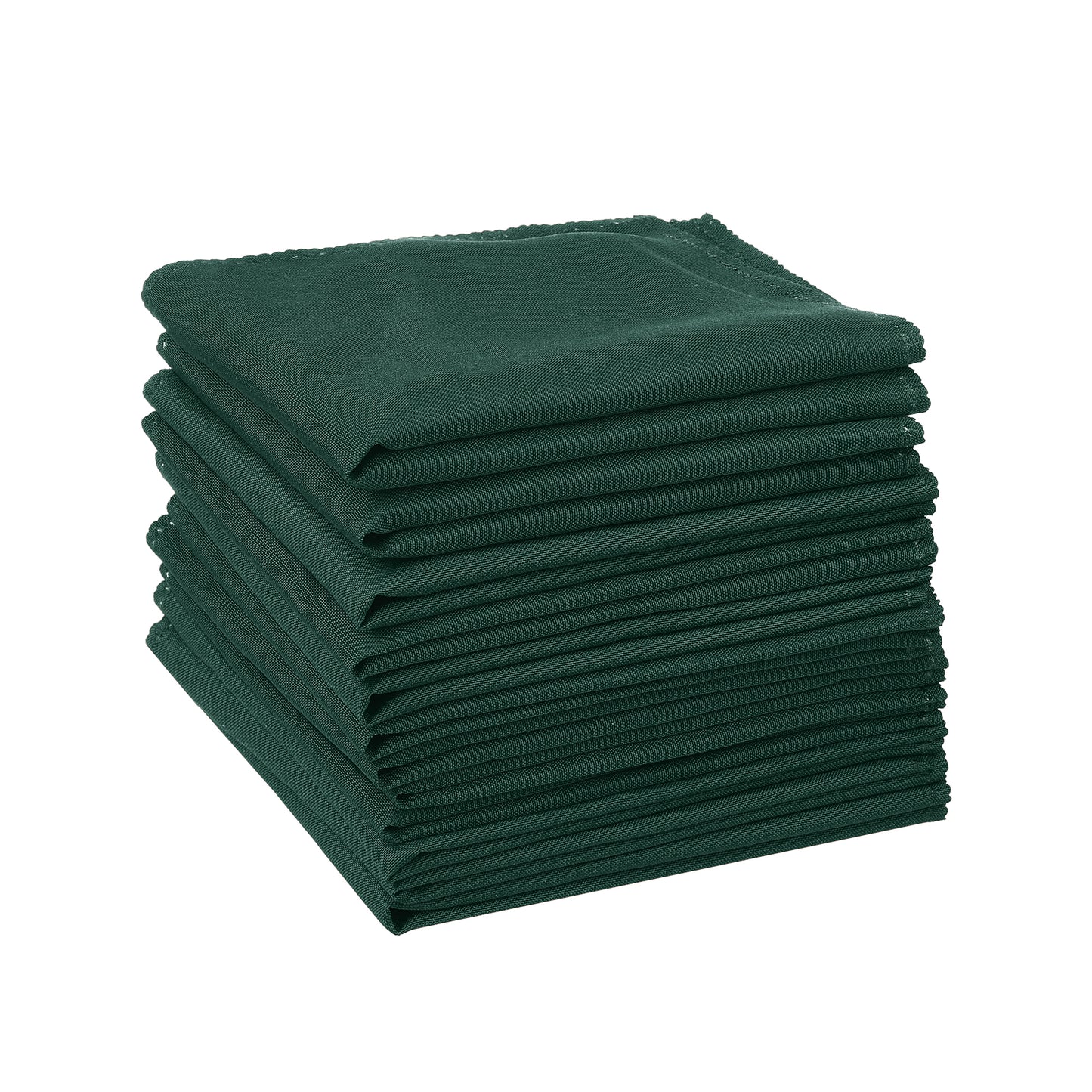 12 Pack Polyester Cloth Napkins, Great Napkins for Parties Weddings 12*12in