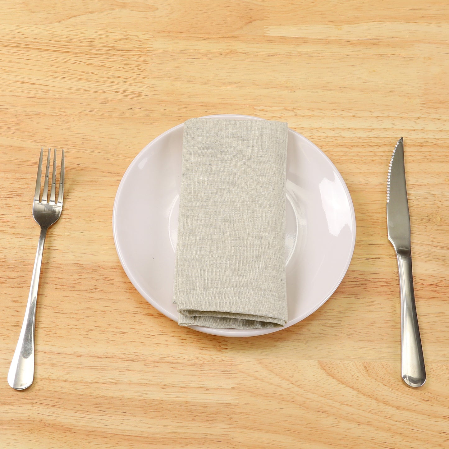 6 Pack Soft Cotton Gauze Cloth Napkins, Bulk Linen Dinner Napkins 14*14in