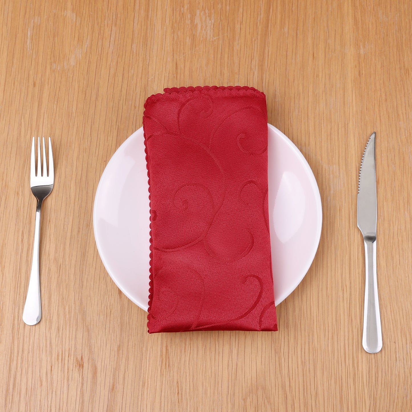 12 Pack Silky Cloth Napkins, Satin Napkins for Weddings Dinner Party Decoration 19*19in