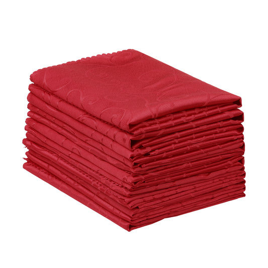 12 Pack Silky Cloth Napkins, Satin Napkins for Weddings Dinner Party Decoration 19*19in