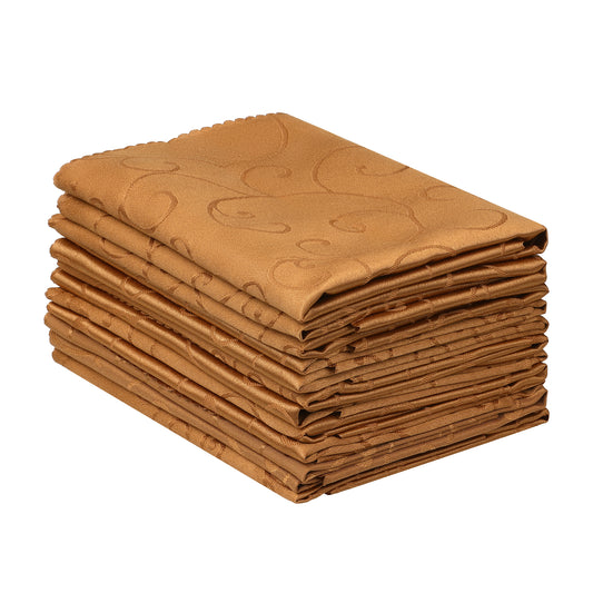 12 Pack Silky Cloth Napkins, Satin Napkins for Weddings Dinner Party Decoration 19*19in