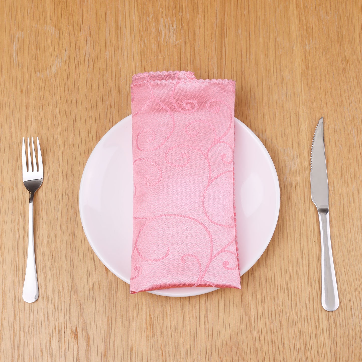12 Pack Silky Cloth Napkins, Satin Napkins for Weddings Dinner Party Decoration 19*19in