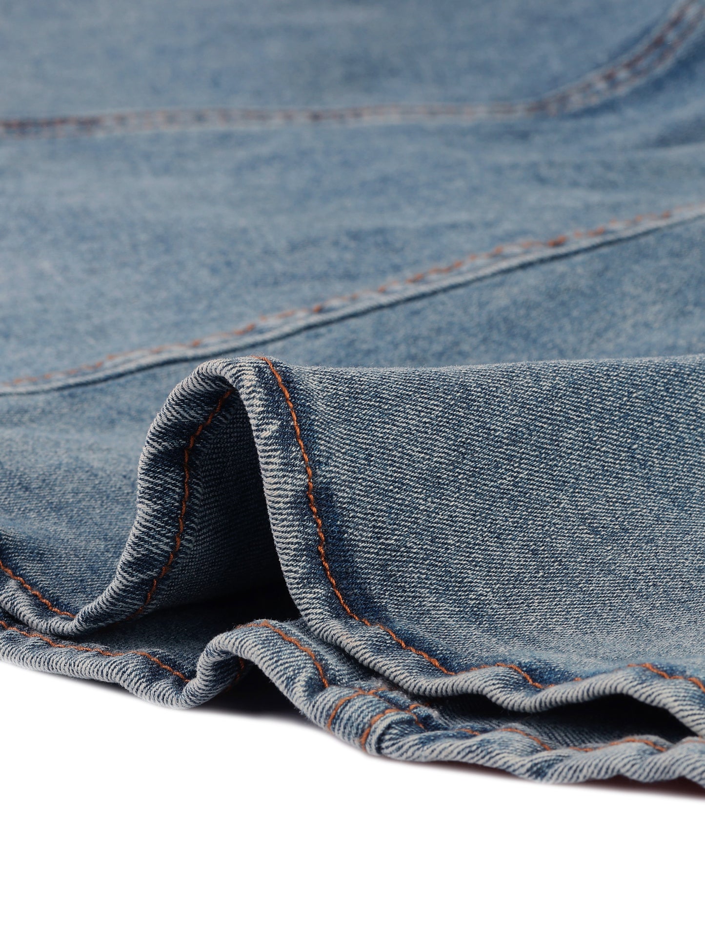 Women's Fishtail Denim Skirt Slim Fit Midi Skirts