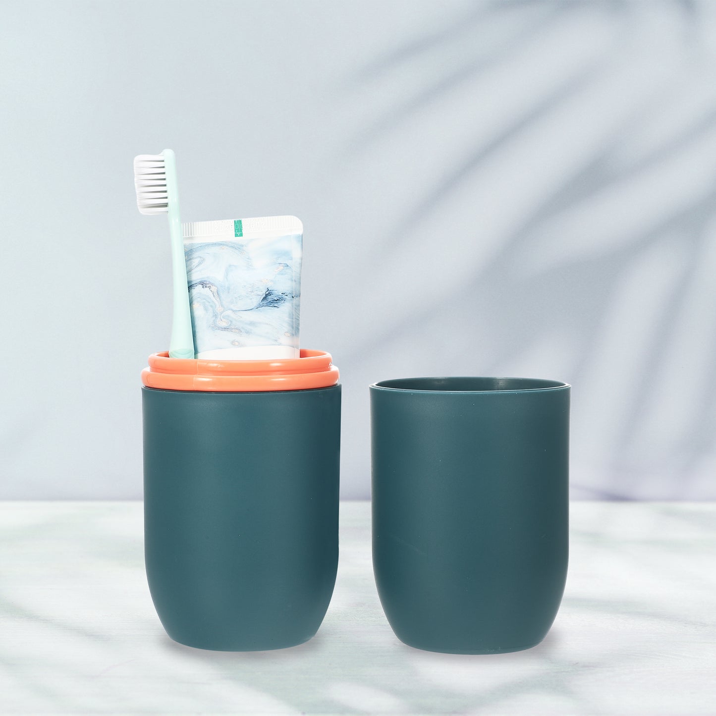 Lightweight Traveling Toothbrush Holders Case, 7.87"x2.87" Green