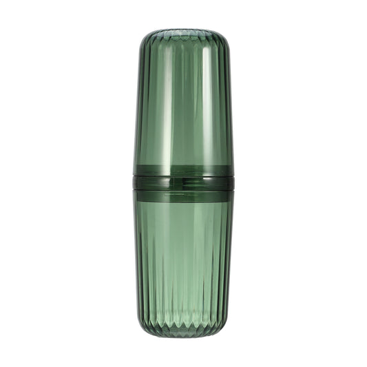 Clear Toothbrush Case for Travel Business, 8.27"x2.76" Green