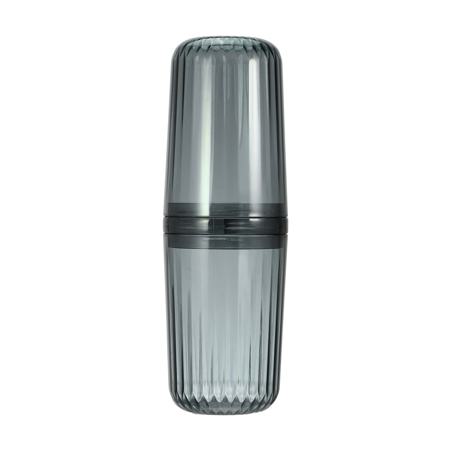 Clear Toothbrush Case for Travel Business, 8.27"x2.76" Gray