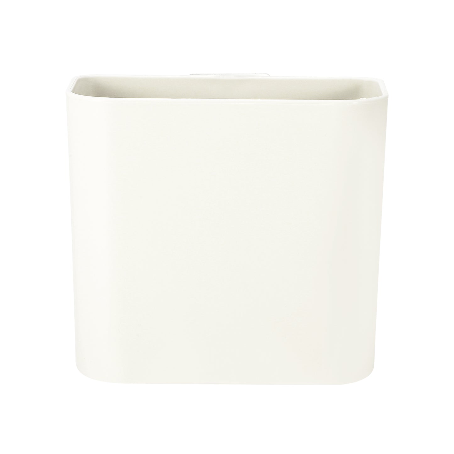 Self Adhesive Wall Mount Toothbrush Holder Stand for Bathroom, 4.65"x2.48"x4.25" White