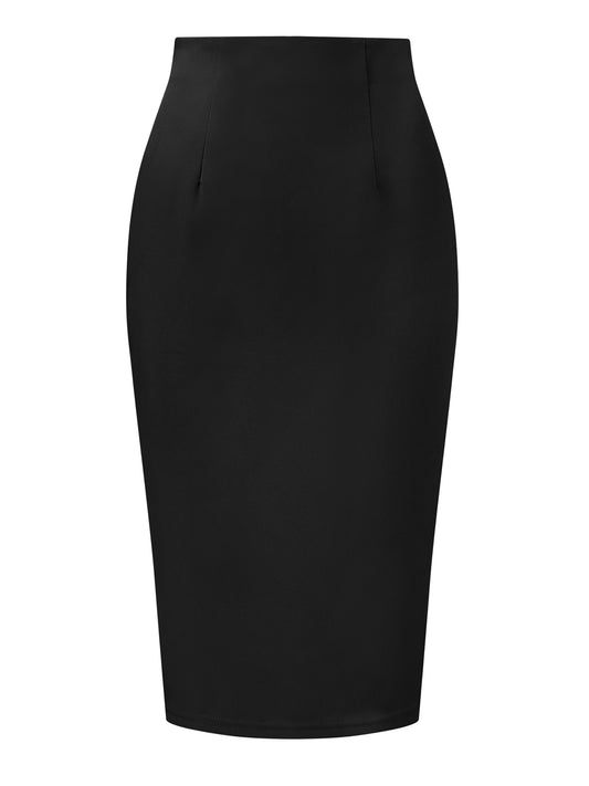 Women's Business Knee Length High Waist Bodycon Suit Wear to Work Pencil Skirt (Available in Plus Size)