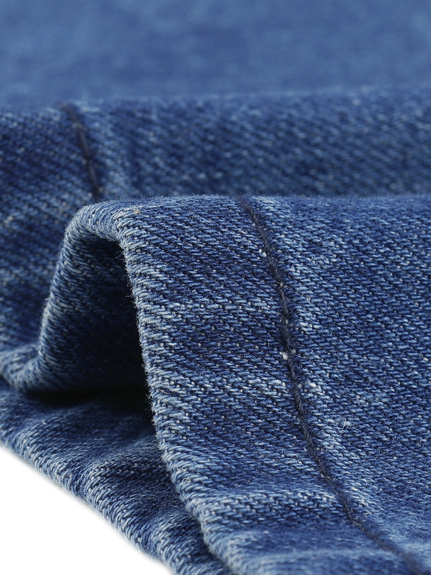 Falda vaquera larga de cintura alta con bolsillo y solapa para mujer