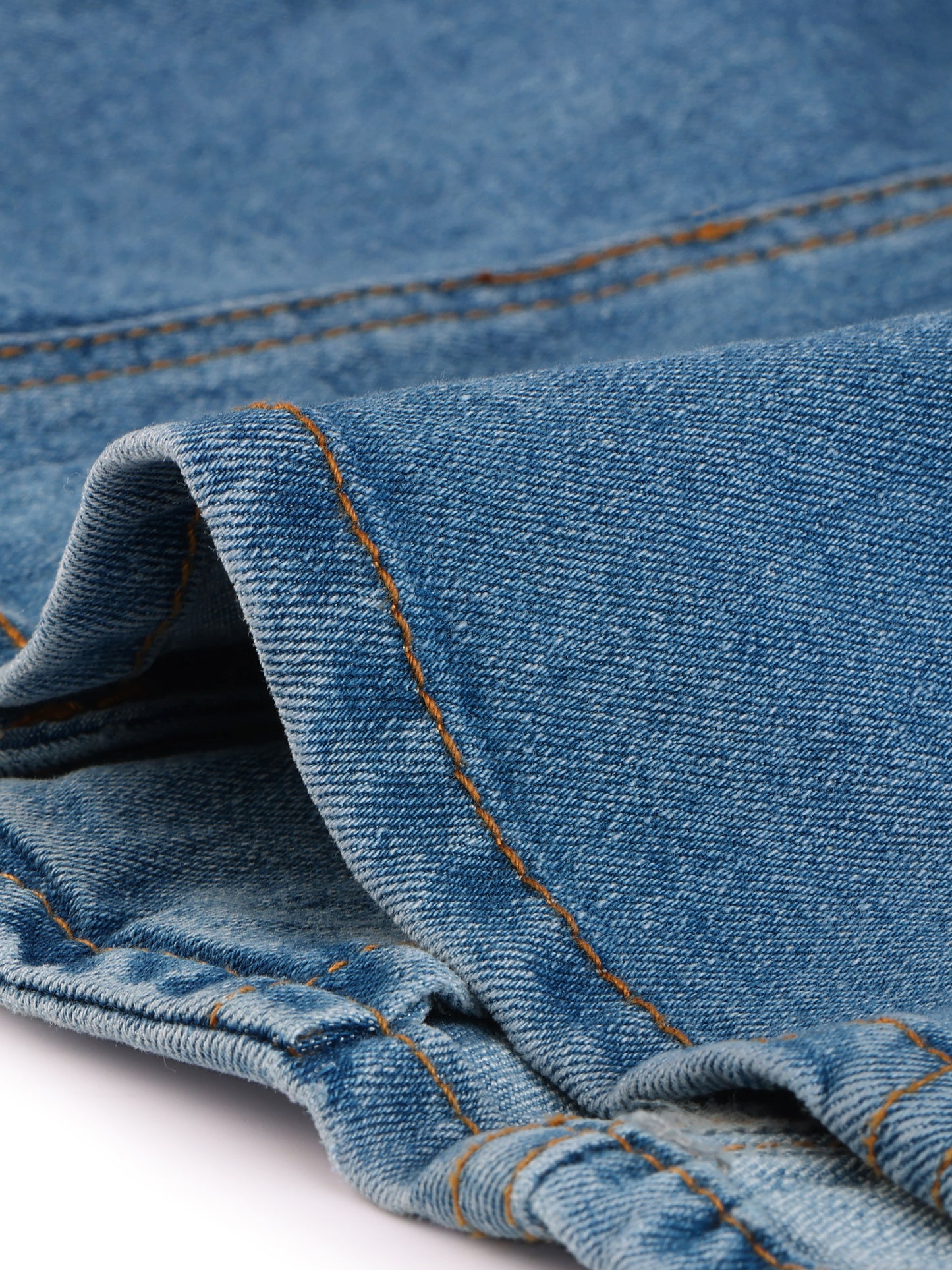 Women's Denim Jean Skirt High Waist Bodycon Ruffles Fishtail Skirt