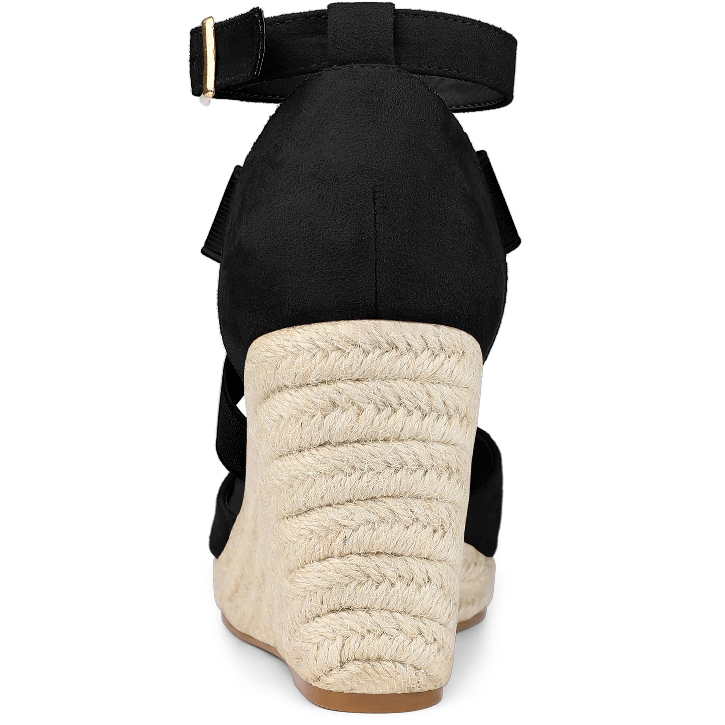 Women's Espadrilles Closed Toe Wedges Heels Sandals