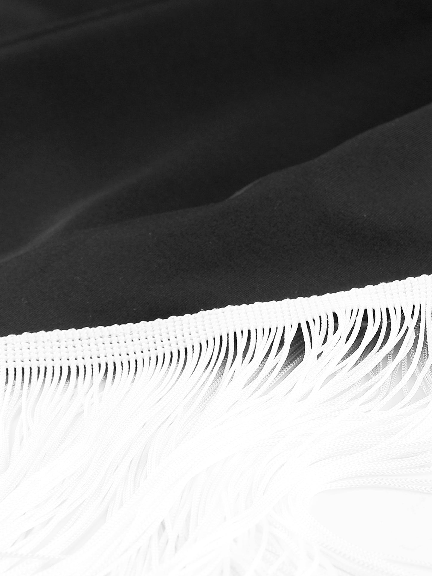 Women's Fringe Trim Bodycon Skirt Asymmetrical Ruched Tie Waist Party Midi Skirts