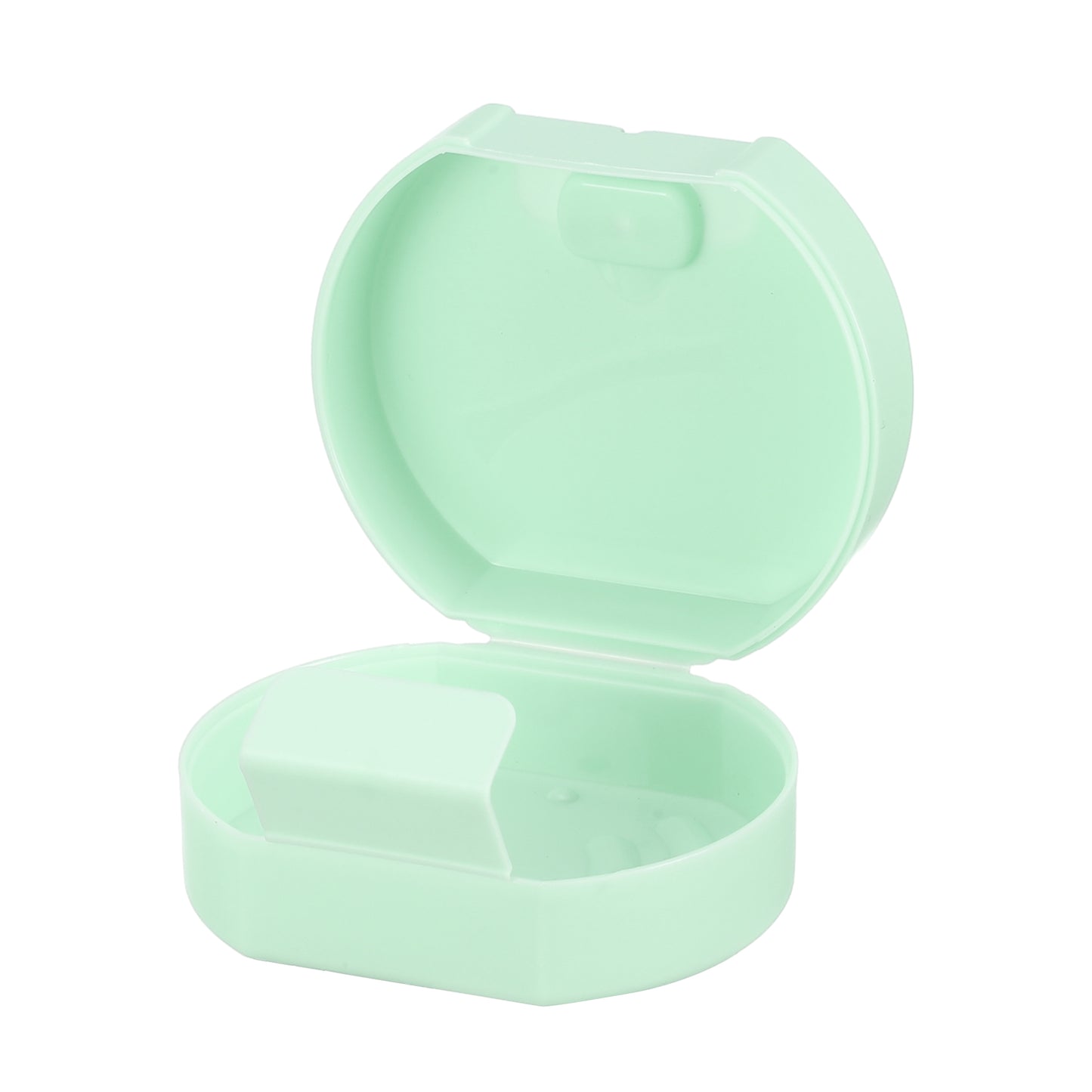 Travel Soap Dish, Portable Soap Storage Box 3.27"x2.91" Green