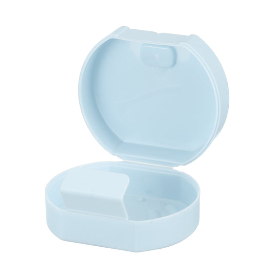 Travel Soap Dish, Portable Soap Storage Box 3.27"x2.91" Blue