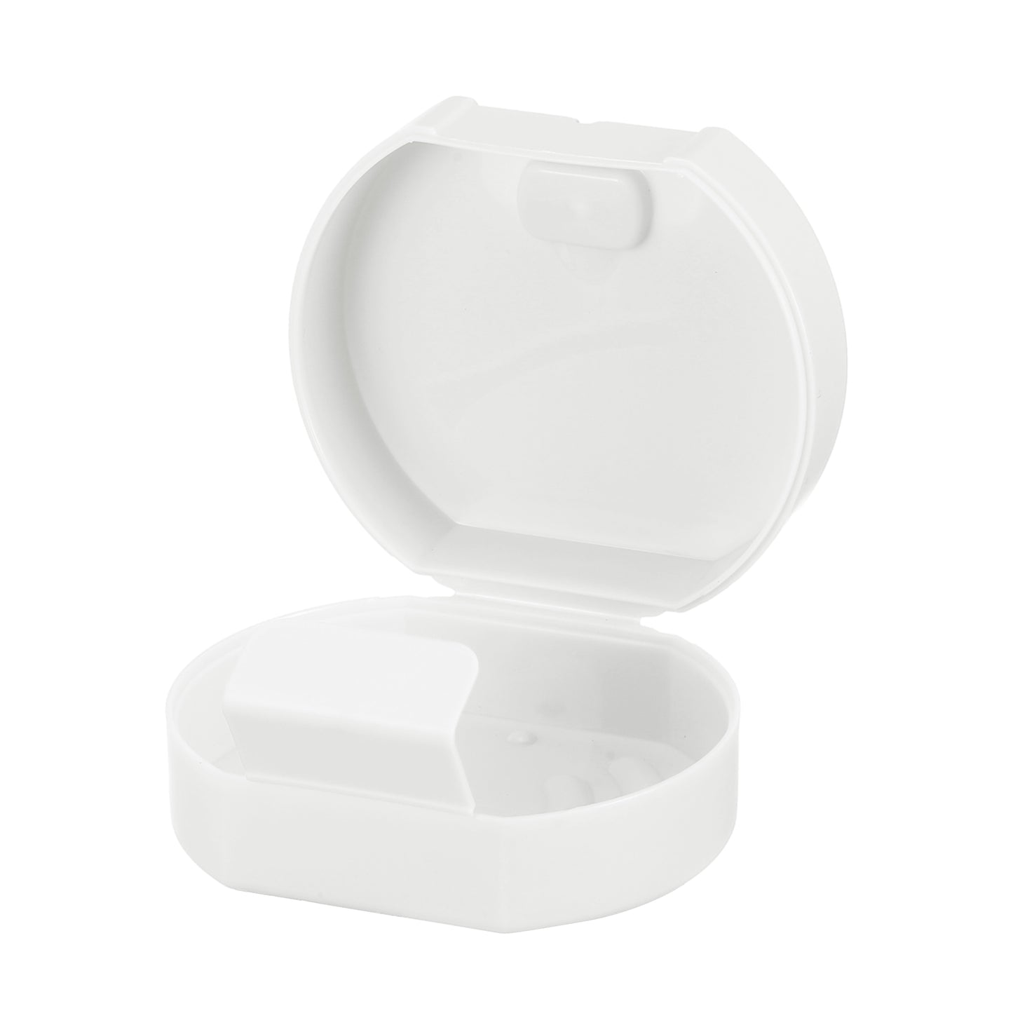 Travel Soap Dish, Portable Soap Storage Box 3.27"x2.91" White