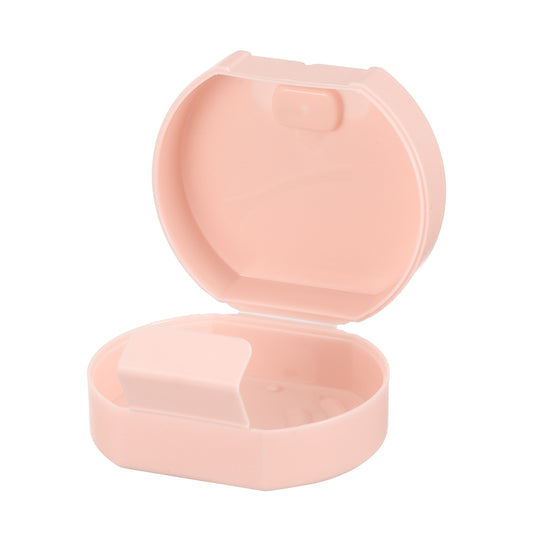 Travel Soap Dish, Portable Soap Storage Box 3.27"x2.91" Orange