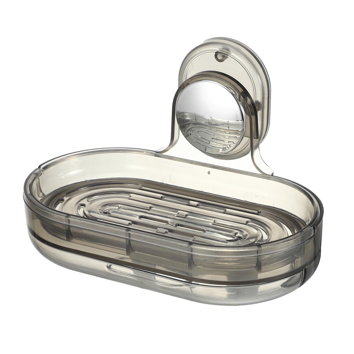 Wall Mounted Soap Dish, Soap Holder for Bathroom Kitchen Black