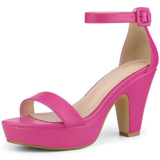 Women Platform Chunky Heel Sandals